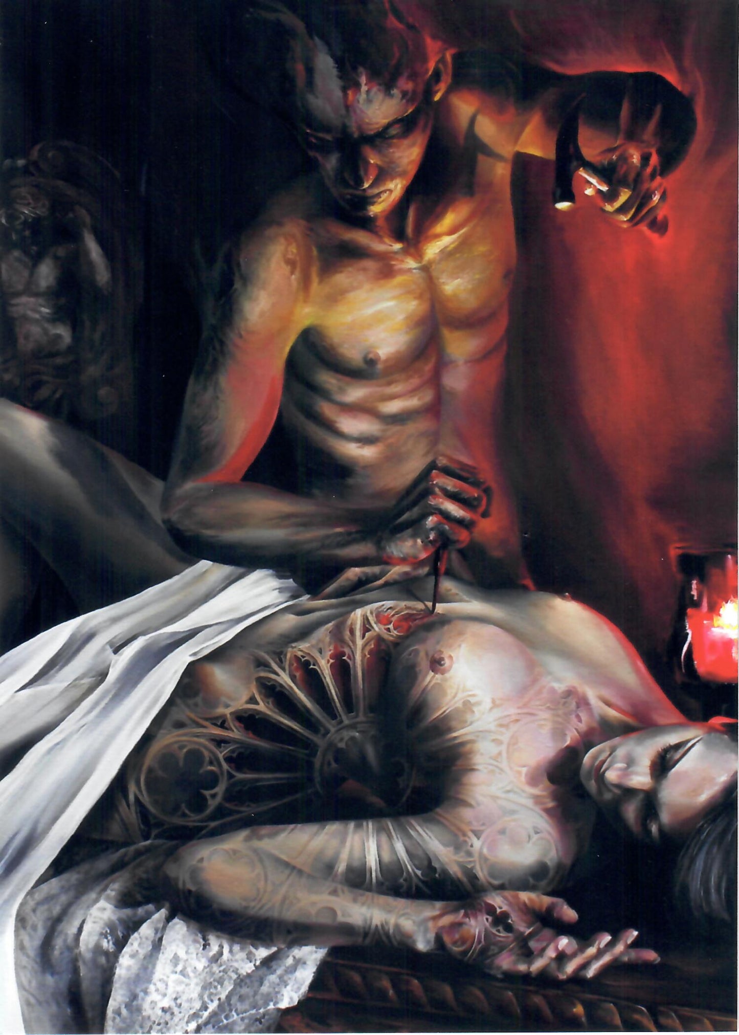 Hephaestus Creation of the Seraphim 5''x7''