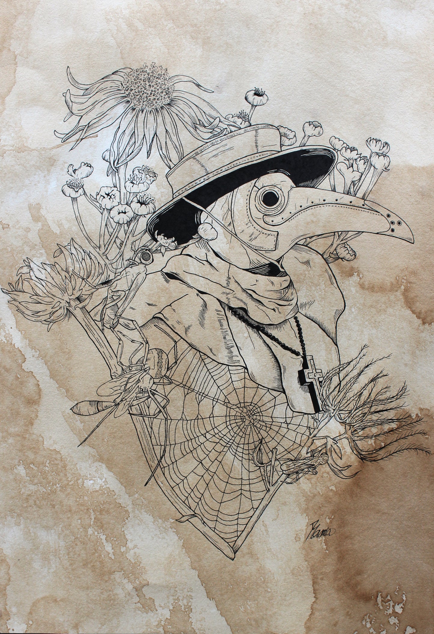 Plague Doctor - 13" x 19"